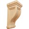 Ekena Millwork 4 3/4"W x 5"D x 10"H Traditional Recessed Corbel, Red Oak COR04X05X10TRRO - alternate 1